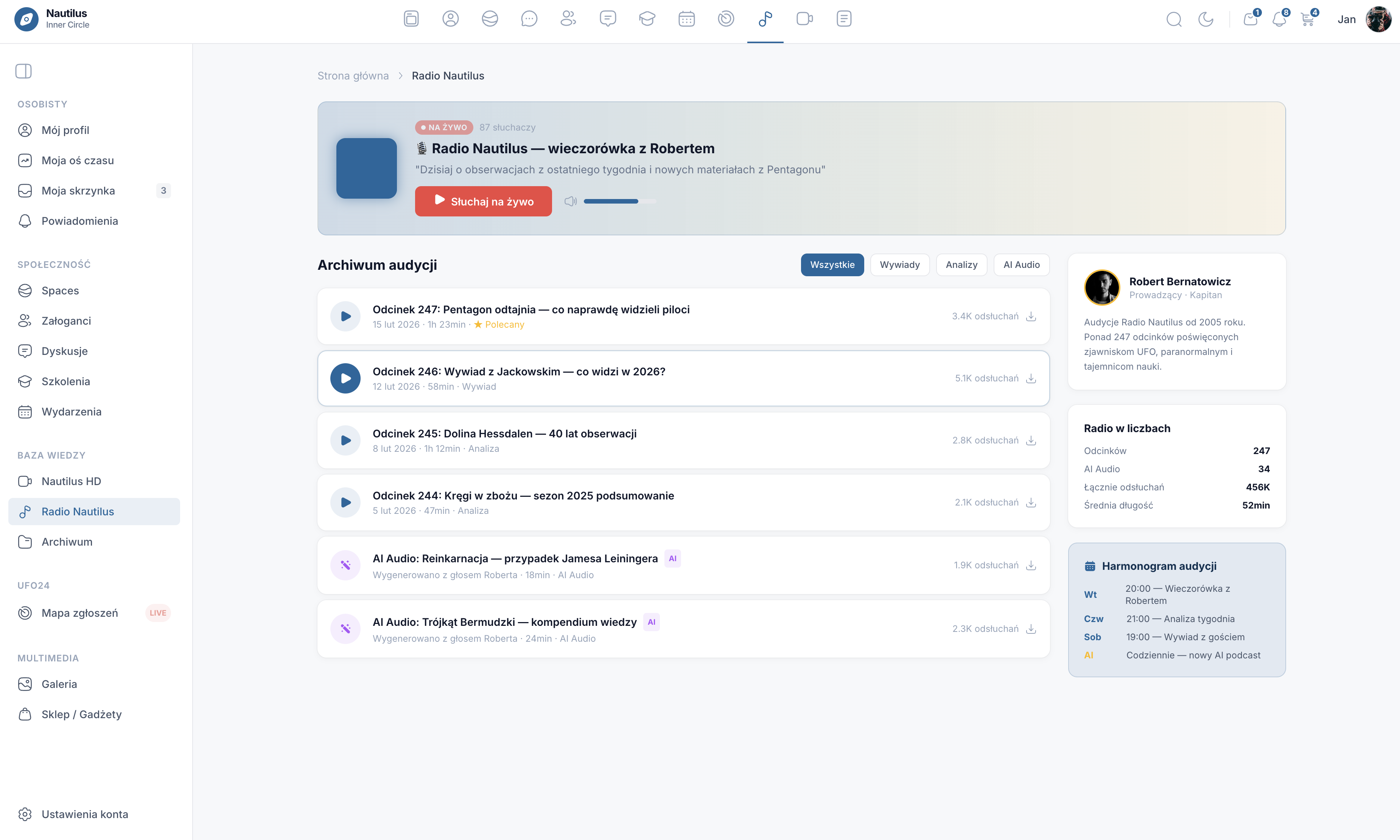 Nautilus - UFO24 mapa
